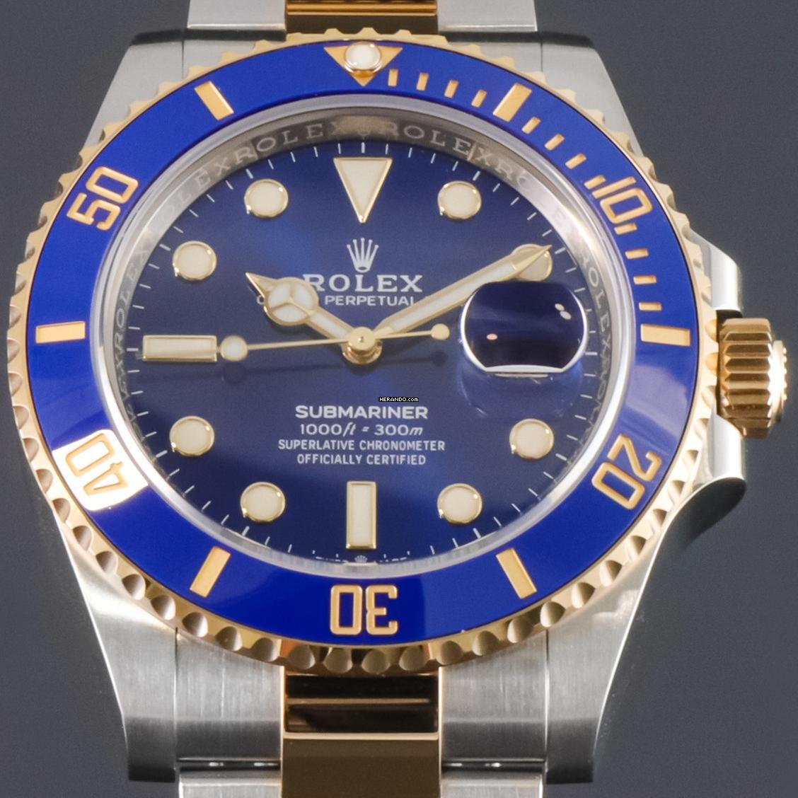  Rolex Submariner Date Stahl/Gold 41mm Dez. 2021 