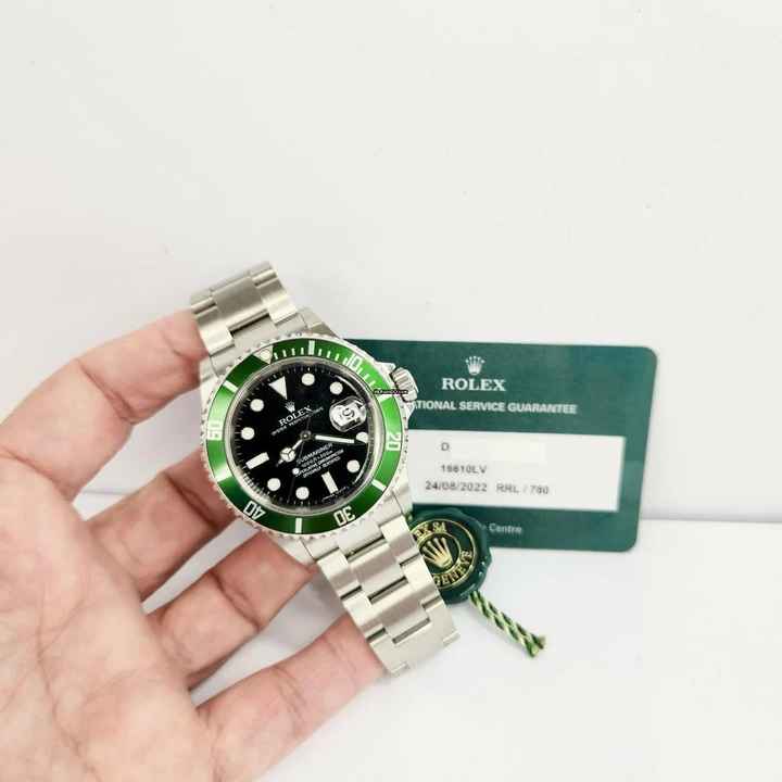  Rolex Submariner Date Kermit 50 Anos 40mm Automático 