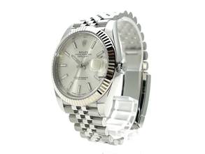 Thumbnail von Rolex Datejust 41 Edelstahl Weißgold 126334 Silber Jubile </h1>