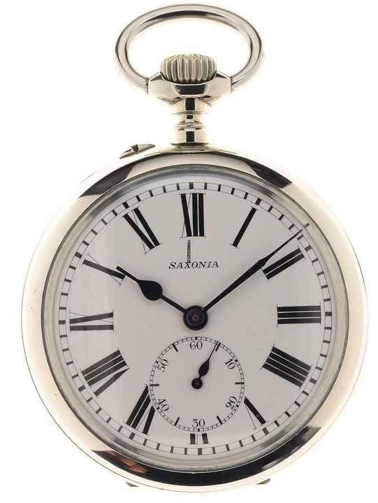  Saxonia Gents big open face Case Pocket Watch </h1> 