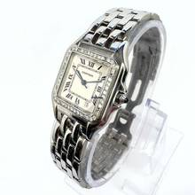 Thumbnail von Cartier Panthère 27mm Steel Watch 0.48TCW Diamond Watch </h1>