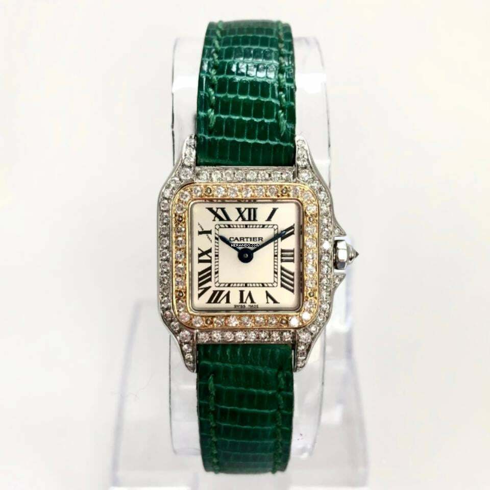 Cartier Panthère 23mm Quartz 2 Tone ~0.90TCW DIAMOND Watch </h1>
