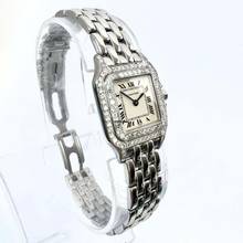 Thumbnail von Cartier Panthère Quartz 23mm Quartz Steel 0.87TCW DIAMOND Watch </h1>
