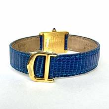 Thumbnail von Cartier Tank Quartz 21mm Goldplated Silver 0.65TCW Diamond Watch </h1>