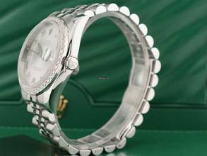 Thumbnail von Rolex Datejust 36 116234 Silver Roman Dial With After Diamonds Bezel - Full Set 36mm </h1>