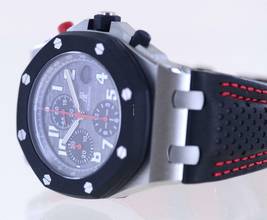 Thumbnail von Audemars Piguet Royal Oak Offshore Chronograph GSTAAD Limited Chronograph Titan grey arabic Dial rar </h1>