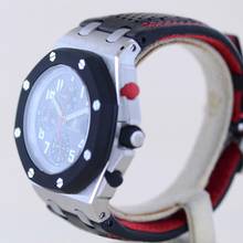 Thumbnail von Audemars Piguet Royal Oak Offshore Chronograph GSTAAD Limited Chronograph Titan grey arabic Dial rar </h1>