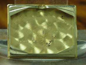 Thumbnail von Jaeger-LeCoultre Tank 14kt Gold Handaufzug Herrenuhr / Art Deco / Kaliber 438/4cw </h1>