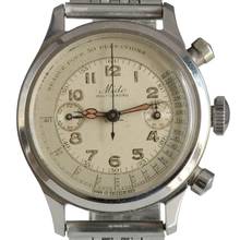 Thumbnail von Mido Multifort Multichrono “Tasti Tondi” Medical radium dial steel 1935’s </h1>