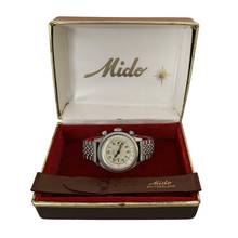 Thumbnail von Mido Multifort Multichrono “Tasti Tondi” Medical radium dial steel 1935’s </h1>