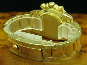 Thumbnail von Rolex Daytona Cosmograph 18kt Gold Automatic Herrenuhr / Diamond Dial / 116528h </h1>