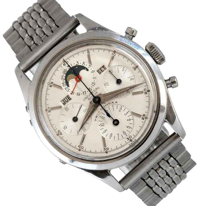  Universal Genève Tri-Compax Chronograph 22297-3 Tri-Compax full calendar Moonphase TOP Condition 1958's </h1> 