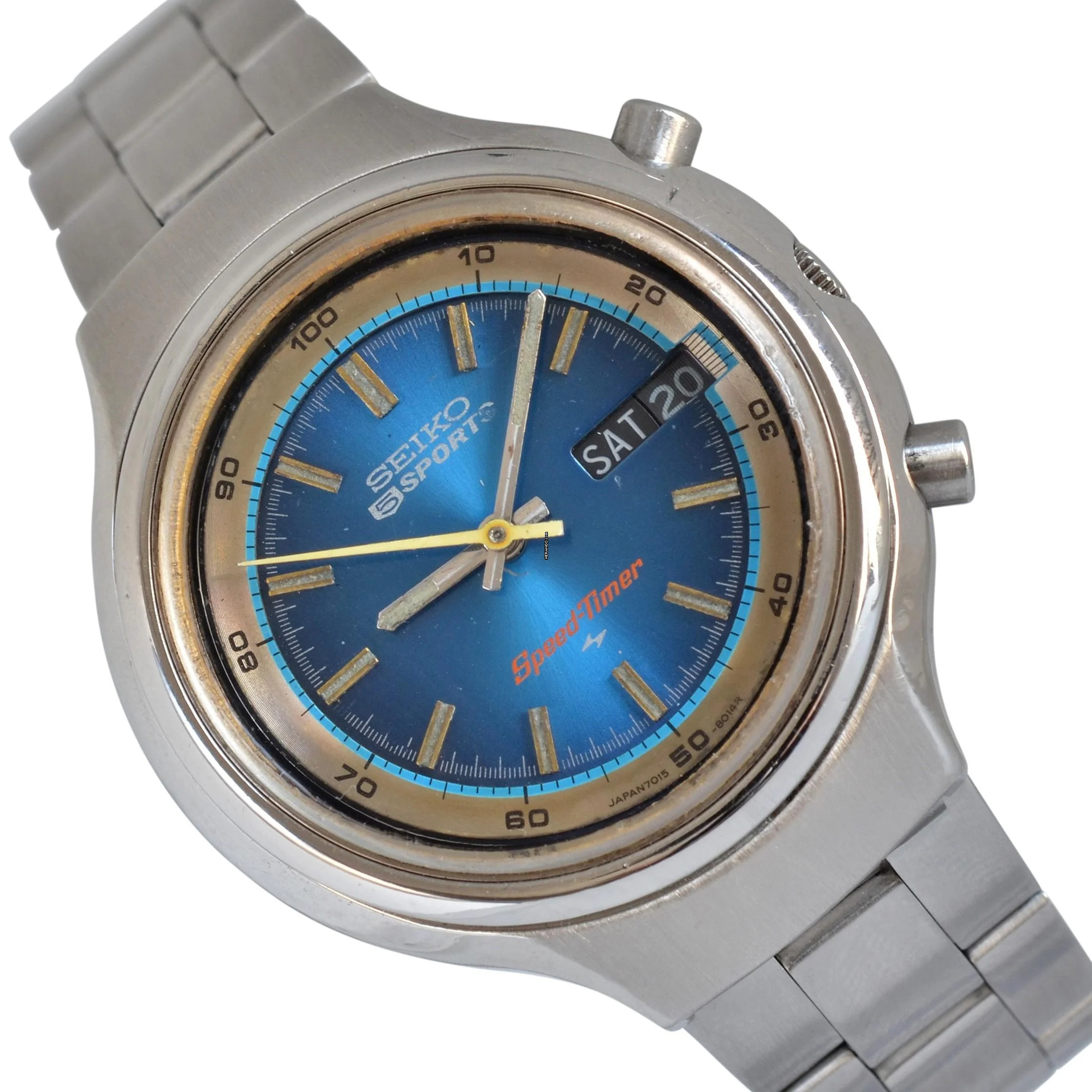  Seiko 5 Sports Speed-Timer 7015-8000 Flyback JDM 1970’s  