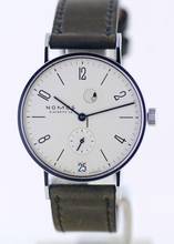 Thumbnail von NOMOS Tangente Gangreserve Datum schwarze Gangreserve 35 Peseux Cream Dial rar </h1>