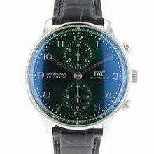 Thumbnail von IWC Portugieser Chronograph Green Dial Like New </h1>