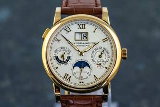Thumbnail von A. Lange & Söhne Langematik Perpetual Calendar | 310.021 | in 18k Yellowgold | Full Set