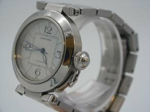 Thumbnail von Cartier Pasha C Edelstahl Damenuhr Inkl Papiere / Ref 2324 / Ø 35mm </h1>