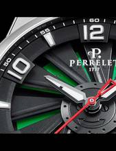 Thumbnail von Perrelet Turbine Titanium 41 Green optional in red blue and black Steel bracelet