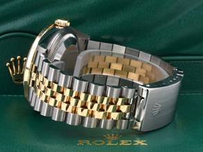 Thumbnail von Rolex Datejust 36 16233 Black Dial With Big Diamonds & After Diamonds Bezel - Full Set 36mm