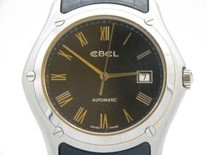 Thumbnail von Ebel Classic Gents Herrenuhr / Black Dial / Edelstahl / Ref 9120f51 </h1>