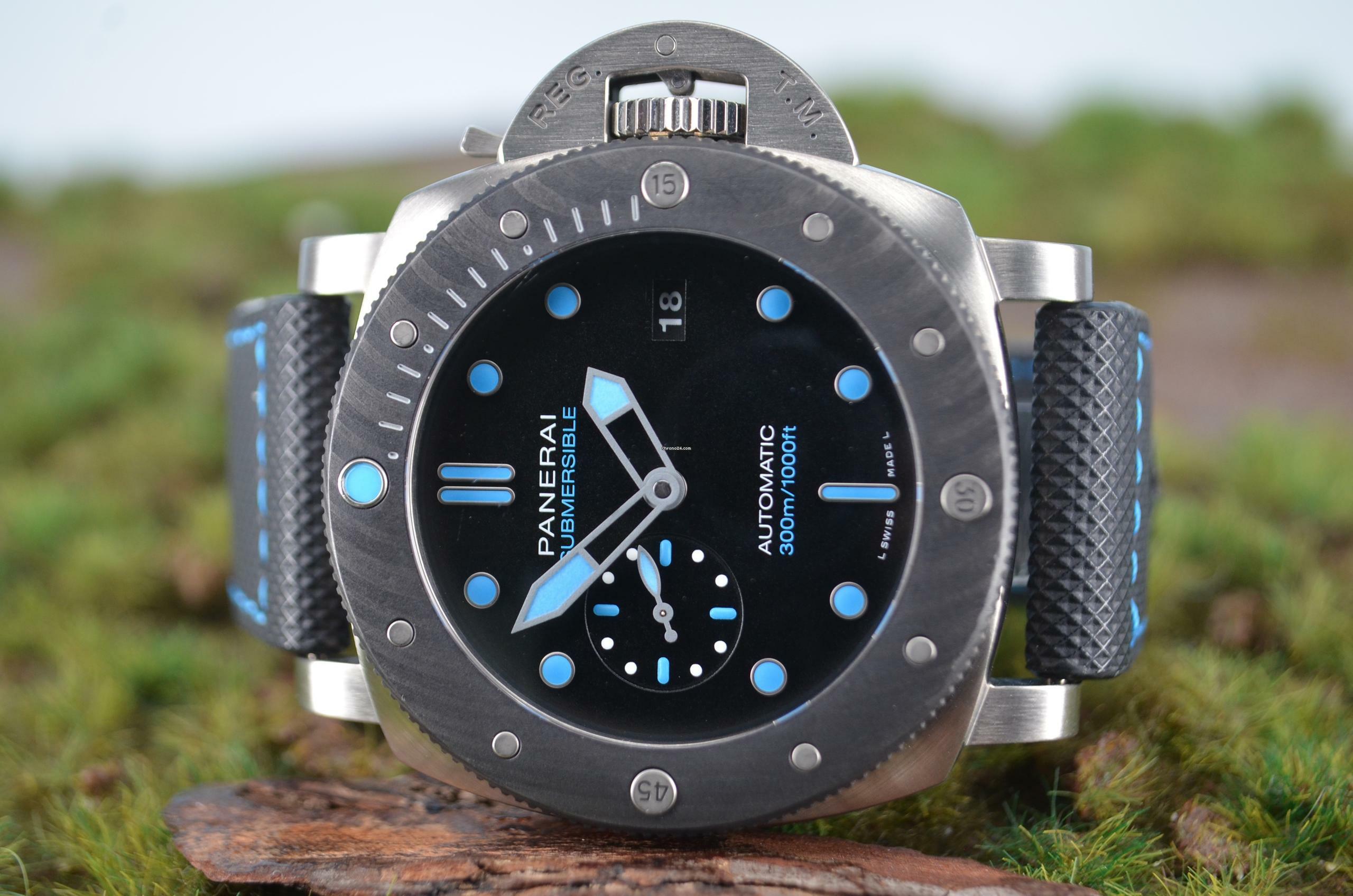  Panerai Submersible BMG-Tech Luminor 47mm Bmg-tech Carbotech Titan UNGETRAGEN PAM00799 </h1> 
