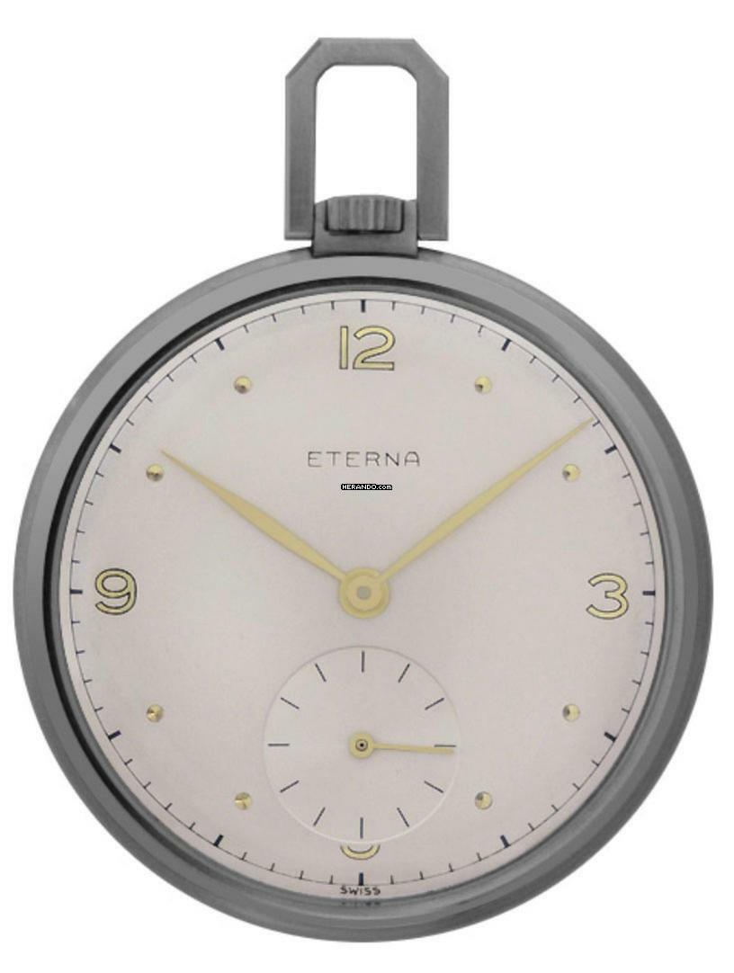  Eterna Mans Pocket Watch Art Deco  