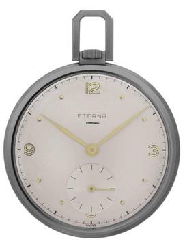  Eterna Mans Pocket Watch Art Deco  