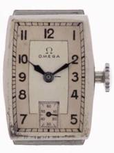 Thumbnail von Omega Gents Wristwatch Curvex </h1>