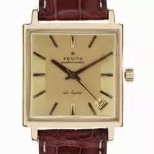 Thumbnail von Zenith Gents Automatic Wristwatch De Luxe , from the Resipirator Line </h1>