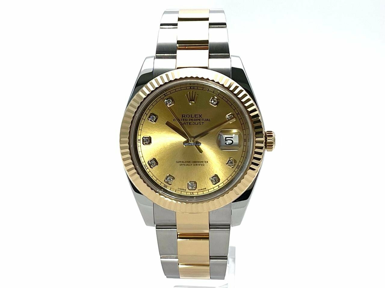  Rolex Datejust 41 Ref. 126333 Champagner DIA Oyster-Band </h1> 