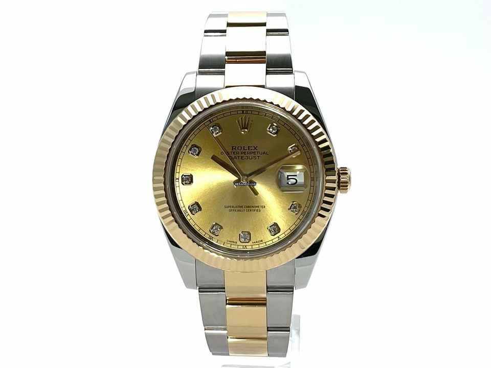  Rolex Datejust 41 Ref. 126333 Champagner DIA Oyster-Band </h1> 