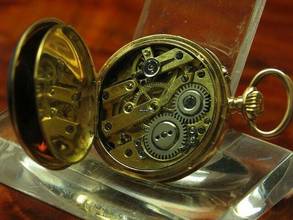 Thumbnail von Maurice Ditisheim 14kt 585 Gold Open Face Taschenuhr Inkl. 14kt. Gold Brosche </h1>