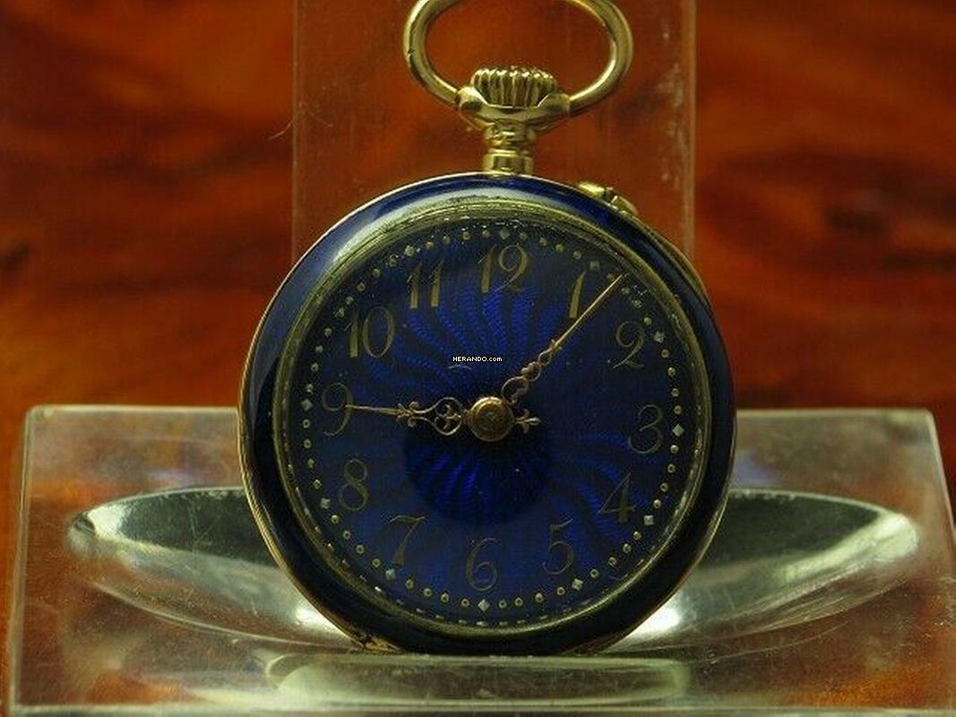  Maurice Ditisheim 14kt 585 Gold Open Face Taschenuhr Inkl. 14kt. Gold Brosche </h1> 