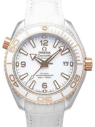  Omega Seamaster Planet Ocean Master Chronometer 39,5 Weiß Rotgold </h1> 