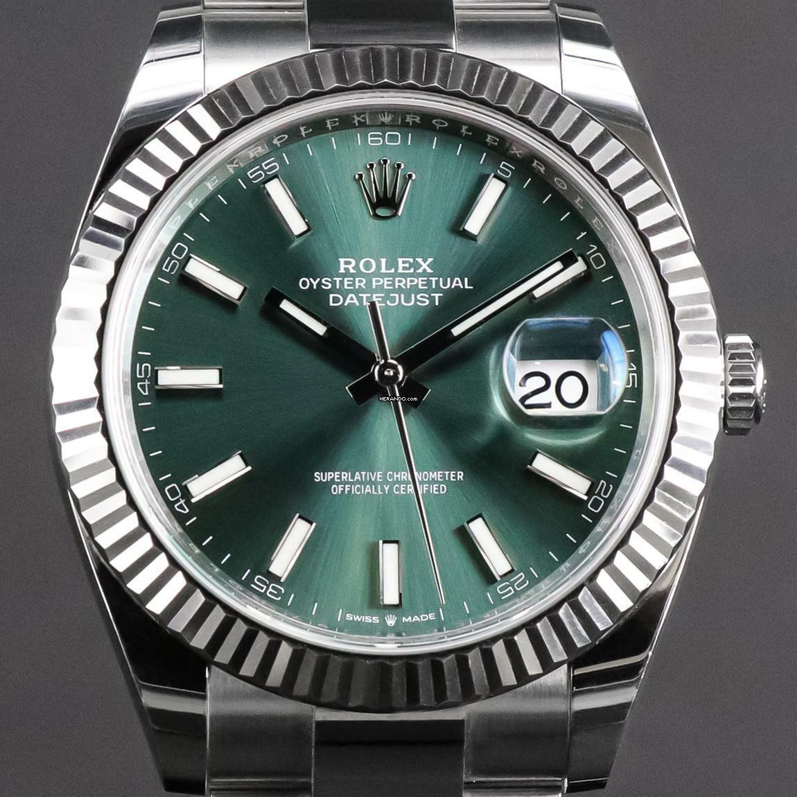 Rolex Datejust 41 Mint Green Dial 2022