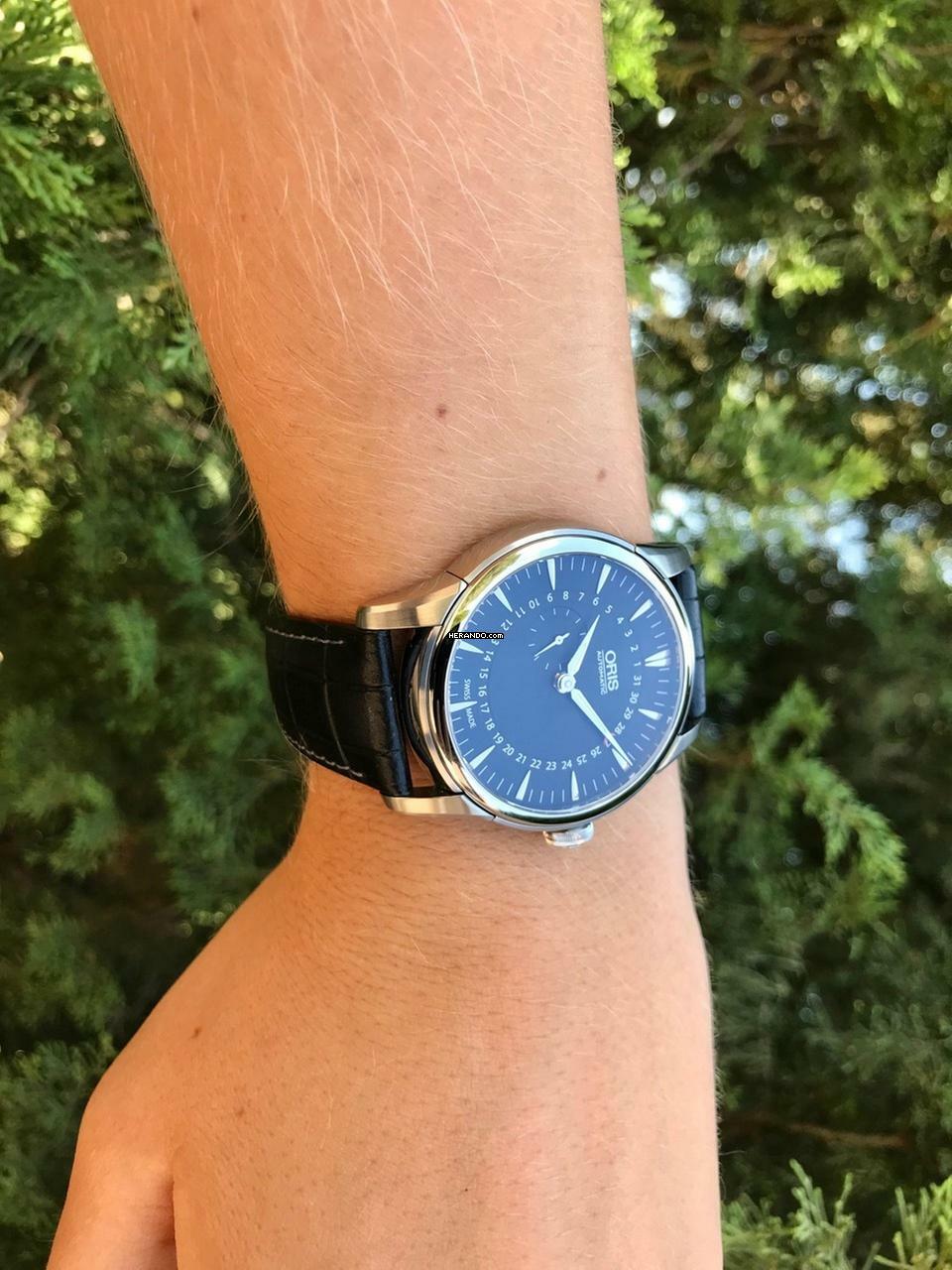 Thumbnail von Oris Artelier Small Second Gents Automatic Wristwatch Artelier Small Second Pointer Date