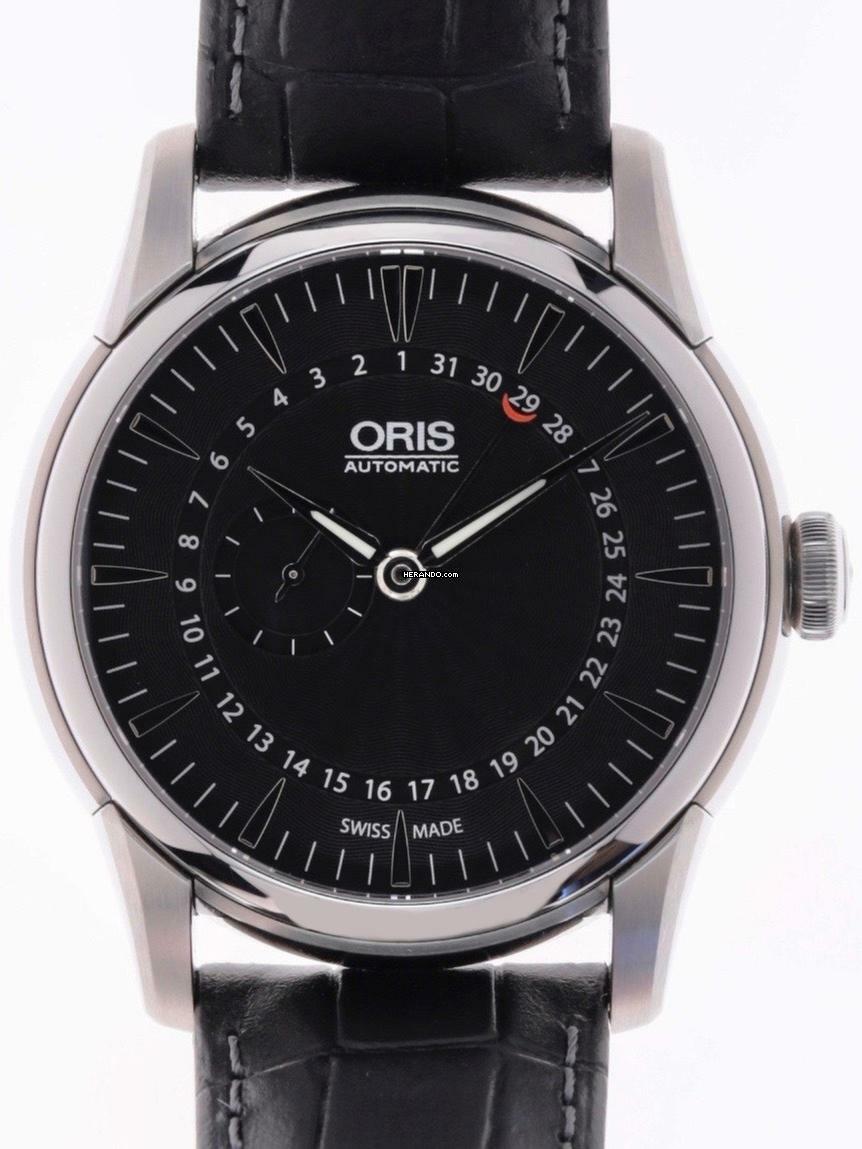  Oris Artelier Small Second Gents Automatic Wristwatch Artelier Small Second Pointer Date  