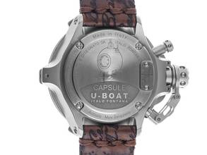 Thumbnail von U-Boat Capsule Stahl Automatik Armband Leder Limitiert 50mm Ref.8807 Box&Pap. Full Set Neu