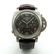 Thumbnail von Panerai Luminor 1950 8 Days Chrono Monopulsante GMT PAM 00311 </h1>