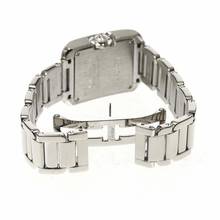 Thumbnail von Cartier Tank Anglaise Quartz 23mm Steel ~1+TCW DIAMOND Watch </h1>