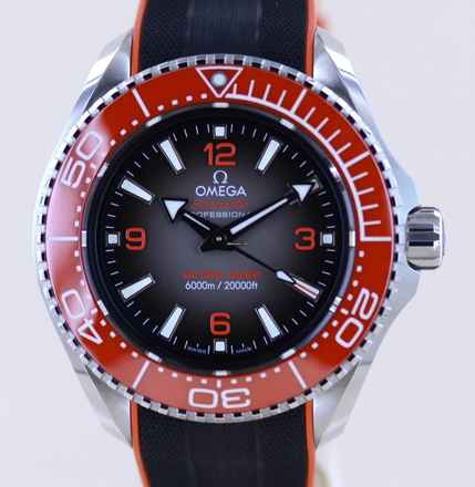  Omega Seamaster Ultra Deep 6000M Planet Ocean Ultra Deep grey Dial Co-Axial 45,5mm 6000 Meter Diver B+P </h1> 