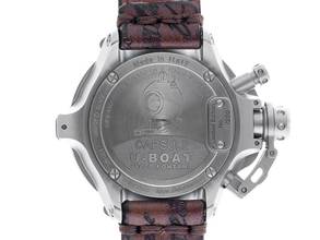 Thumbnail von U-Boat Capsule Stahl Automatik Armband Leder Limitiert 45mm Ref.8809 Box&Pap. Full Set Neu