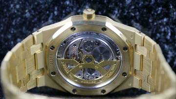 Thumbnail von Audemars Piguet Royal Oak Jumbo 20th Anniversary - Yellow Gold - Black Dial - Full Revison - like New - 1993