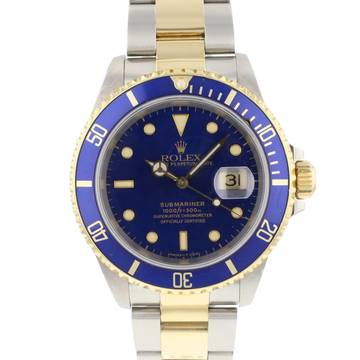  Rolex Submariner Date Steel Gold Blue Dial </h1> 