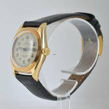 Thumbnail von Rolex Oyster Perpetual 3131 BubbleBack Ivory radium dial yellow gold 14KT 1948's </h1>