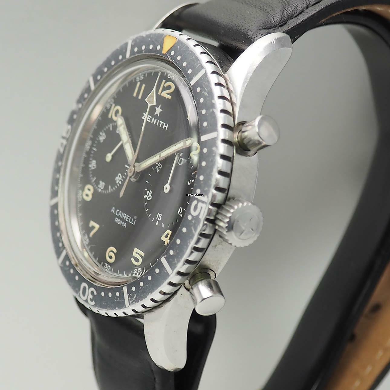  Zenith Chronograph A. Cairelli Roma CP-2 Vintage 