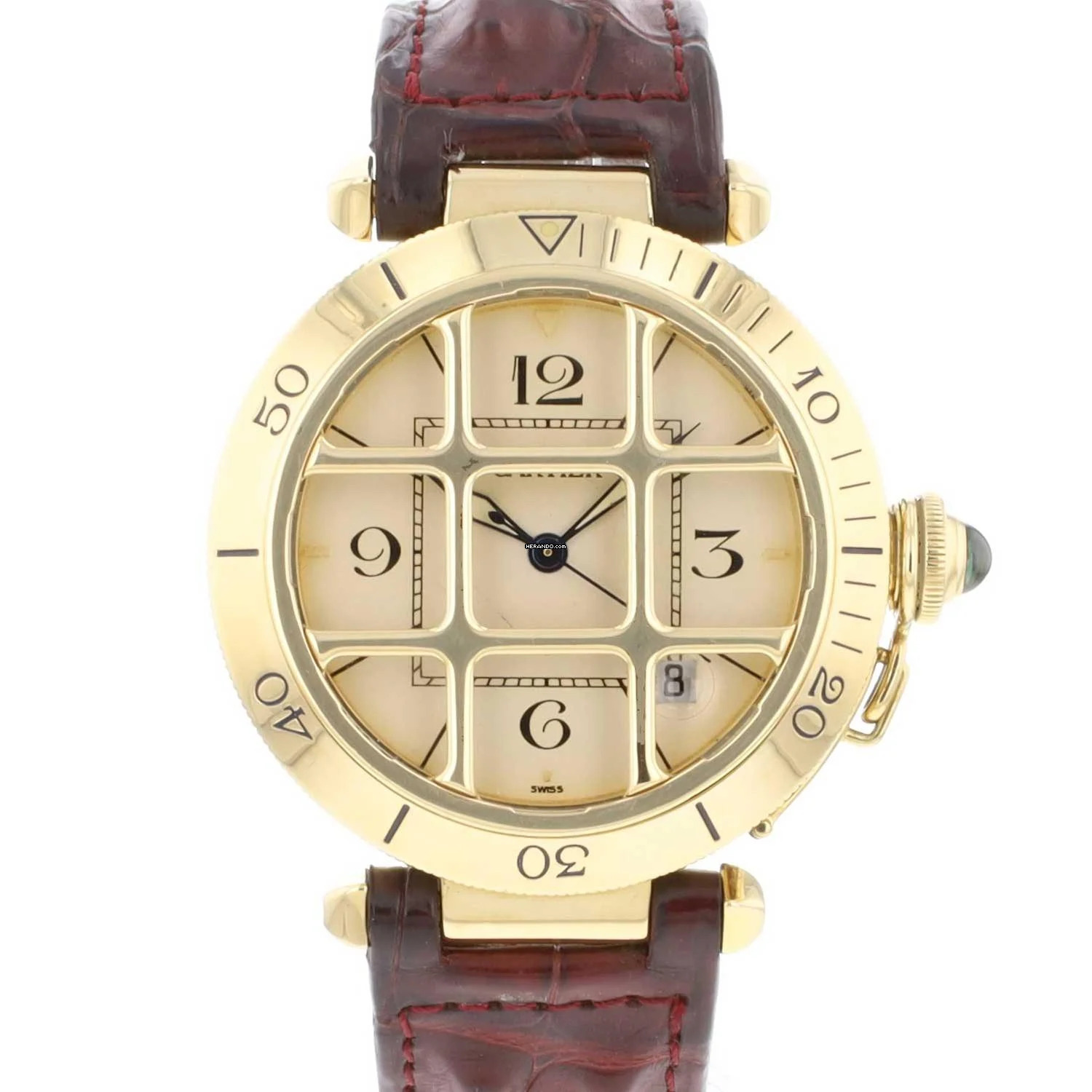  Cartier Pasha 38mm Grill Automatic Yellow Gold </h1> 