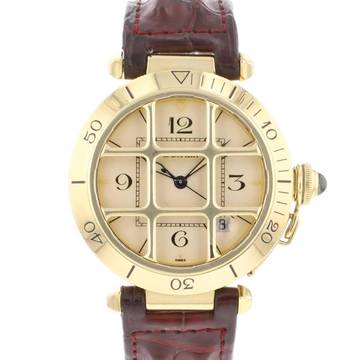  Cartier Pasha 38mm Grill Automatic Yellow Gold </h1> 