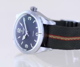 Thumbnail von Tudor Prince Date Oyster Prince Ranger black Top No-Date Natoband Automatic B+P </h1>