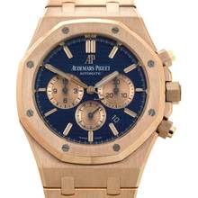 Thumbnail von Audemars Piguet Royal Oak Chronograph Rosegold Blue Dial BJ.2018 inkl. orig. Papiere </h1>